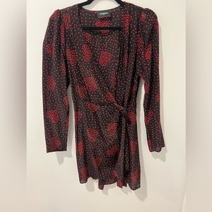 The Koopels heart wrap dress